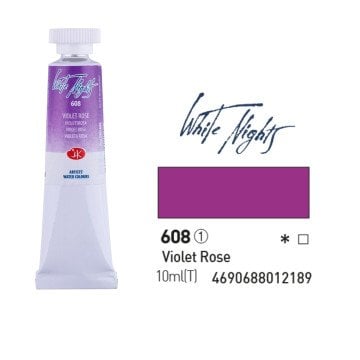 White Nights Watercolor Tüp Sulu Boya 10ml 608 Violet Rose
