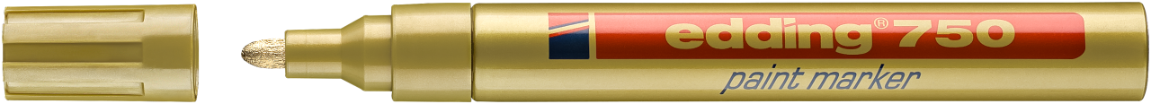 Edding 750 Boya Dekor Marker 2-4 mm Altın