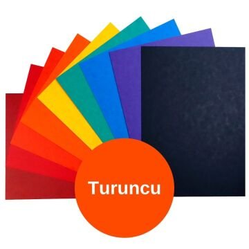 Murano Paspartu Kartonu Çift Taraflı 0.9-1.0mm 50x66cm Turuncu