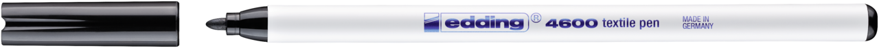 Edding 4600 Tekstil Kalemi 1mm Siyah