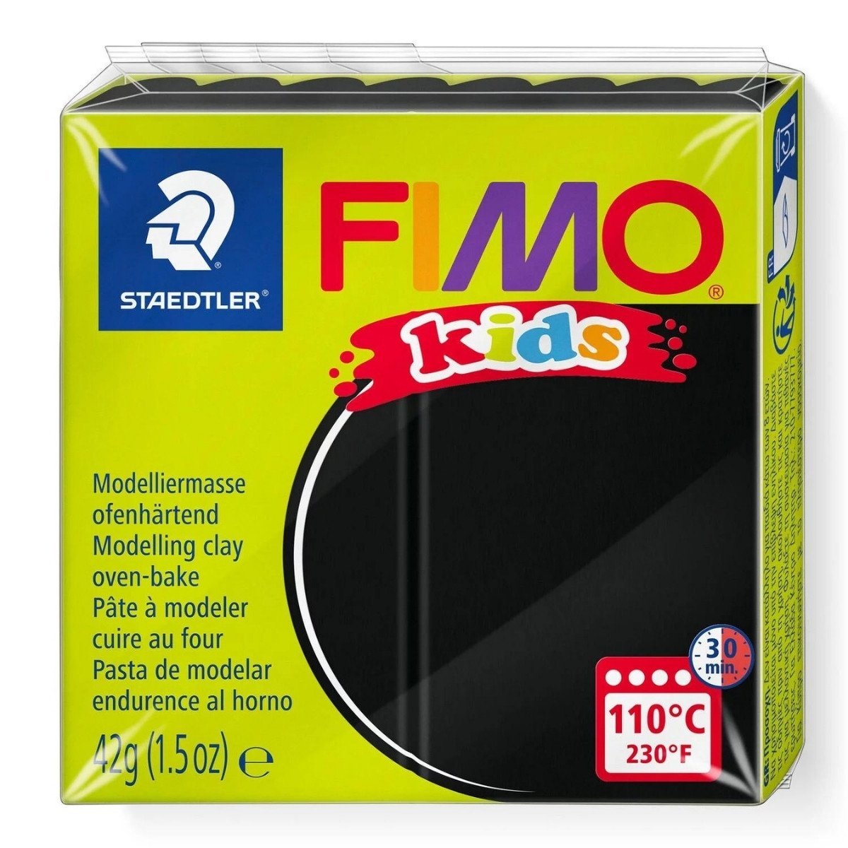 Fimo Kids Polimer Kil 42gr 902 Siyah