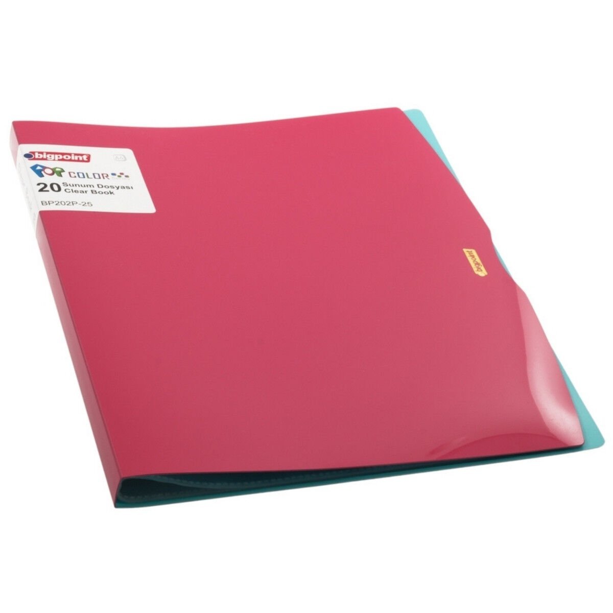 Bigpoint Pop Serisi Sunum Dosyası 20lı Kırmızı - Turkuaz