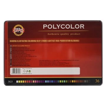 Kohi Noor Polycolor Kuru Boya Kalemi 36 Renk Set