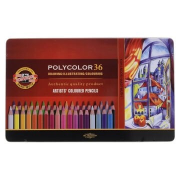 Kohi Noor Polycolor Kuru Boya Kalemi 36 Renk Set