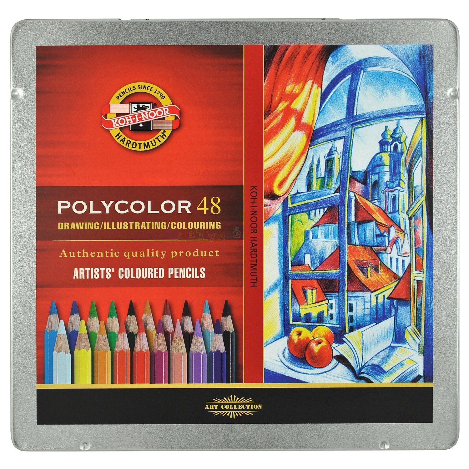 Kohi Noor Polycolor Kuru Boya Kalemi 48 Renk Set
