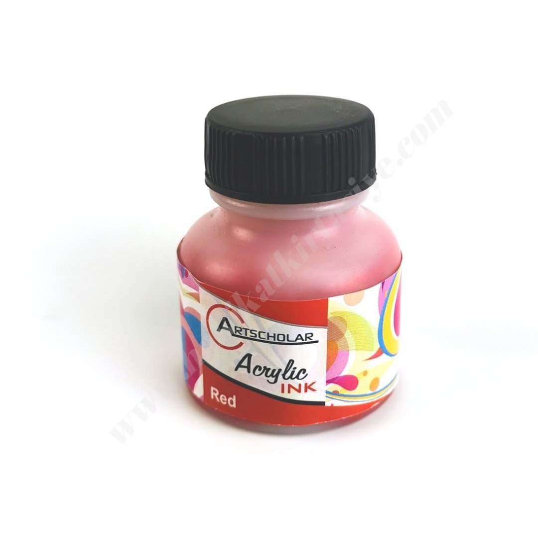 Artscholar Akrillik Mürekkebi 30ml Red