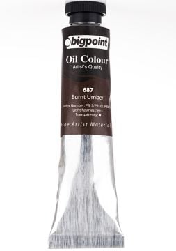 Bigpoint Yağlı Boya 45ml 687 Burnt Umber