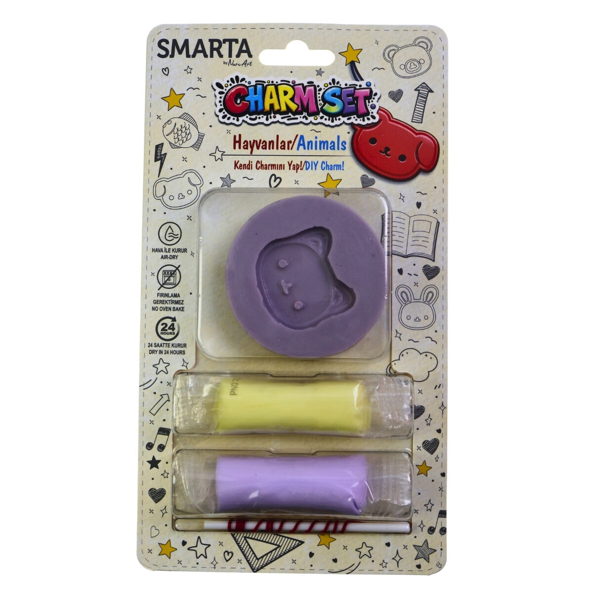 Smarta Charms Seti 5li Kedi
