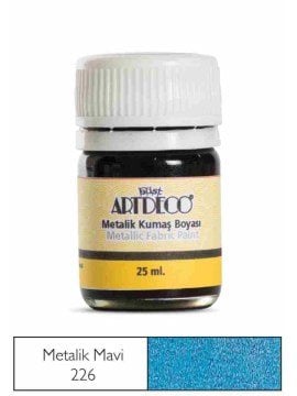 Artdeco Kumaş Boyası 25ml 11 A-226 Metalik Mavi Blue