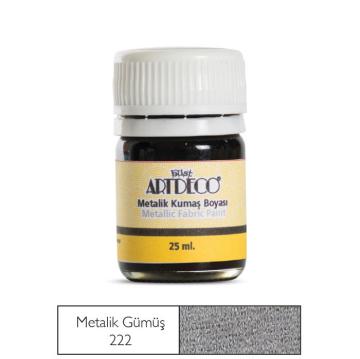 Artdeco Kumaş Boyası 25ml 11 A-222 Gümüş Silver