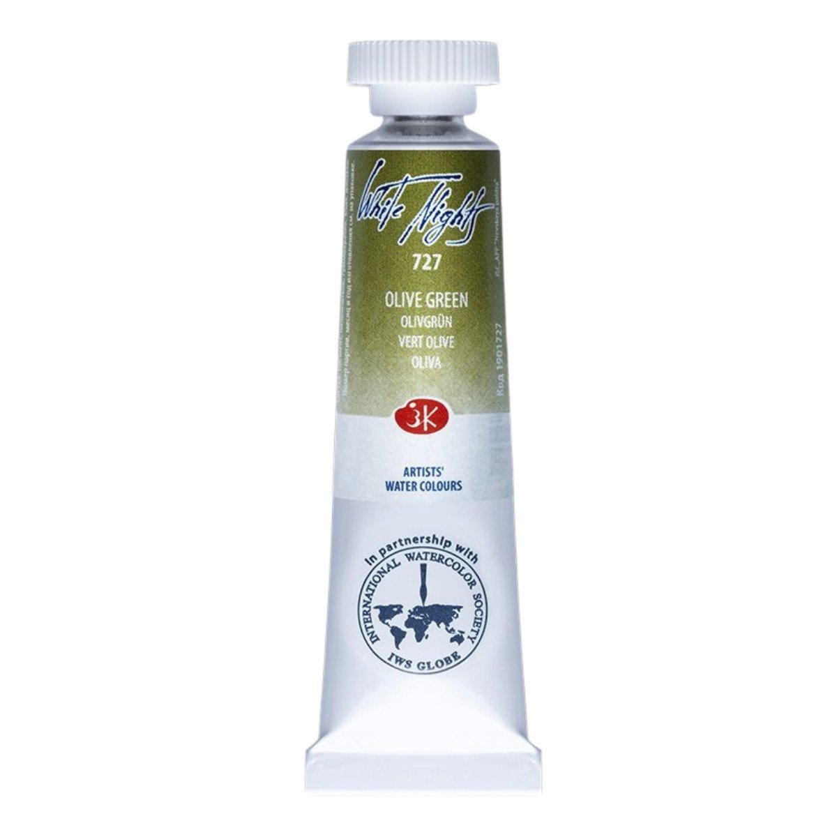 White Nights Watercolor Tüp Sulu Boya 10ml 727 Olive Green
