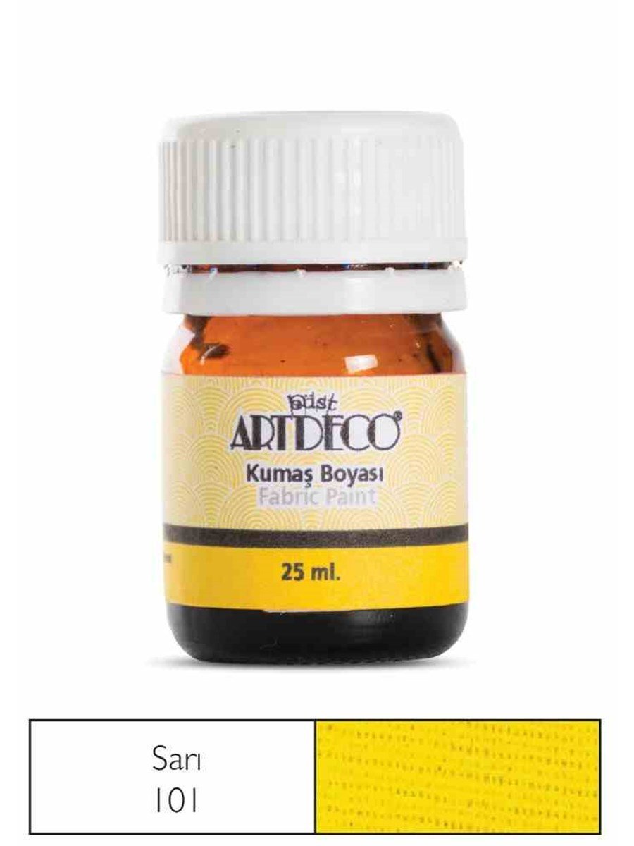 Artdeco Kumaş Boyası 25ml 10 A-101 Sarı Yellow