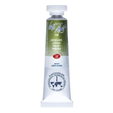 White Nights Watercolor Tüp Sulu Boya 10ml 730 Green Earth