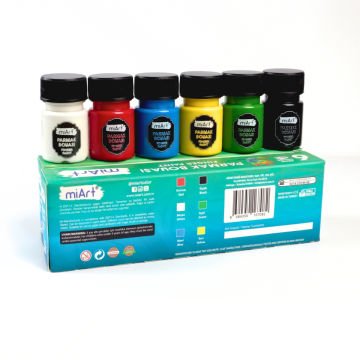 miArt Parmak Boya Seti 6x30ml