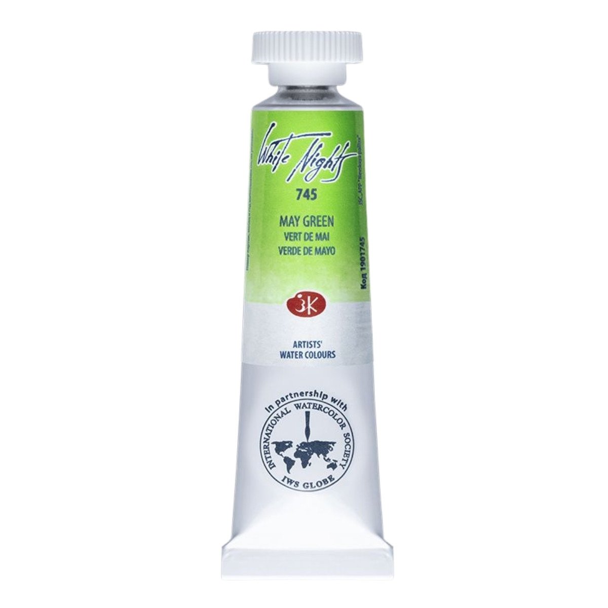 White Nights Watercolor Tüp Sulu Boya 10ml 745 May Green