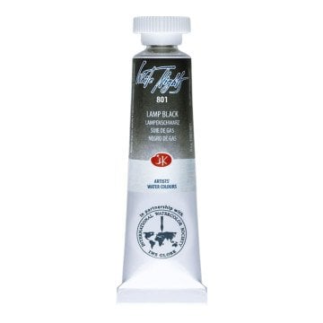 White Nights Watercolor Tüp Sulu Boya 10ml 801 Lamp Black