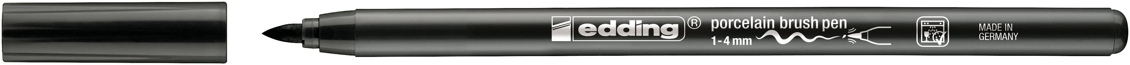 Edding 4200 Porselen Kalemi 1-4mm Siyah