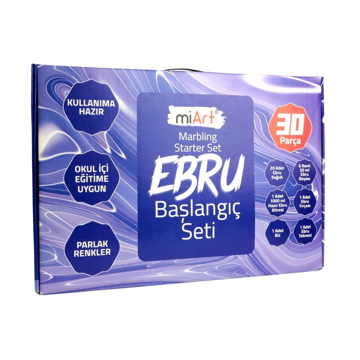 miArt Ebru Başlangıç Seti 30 Parça