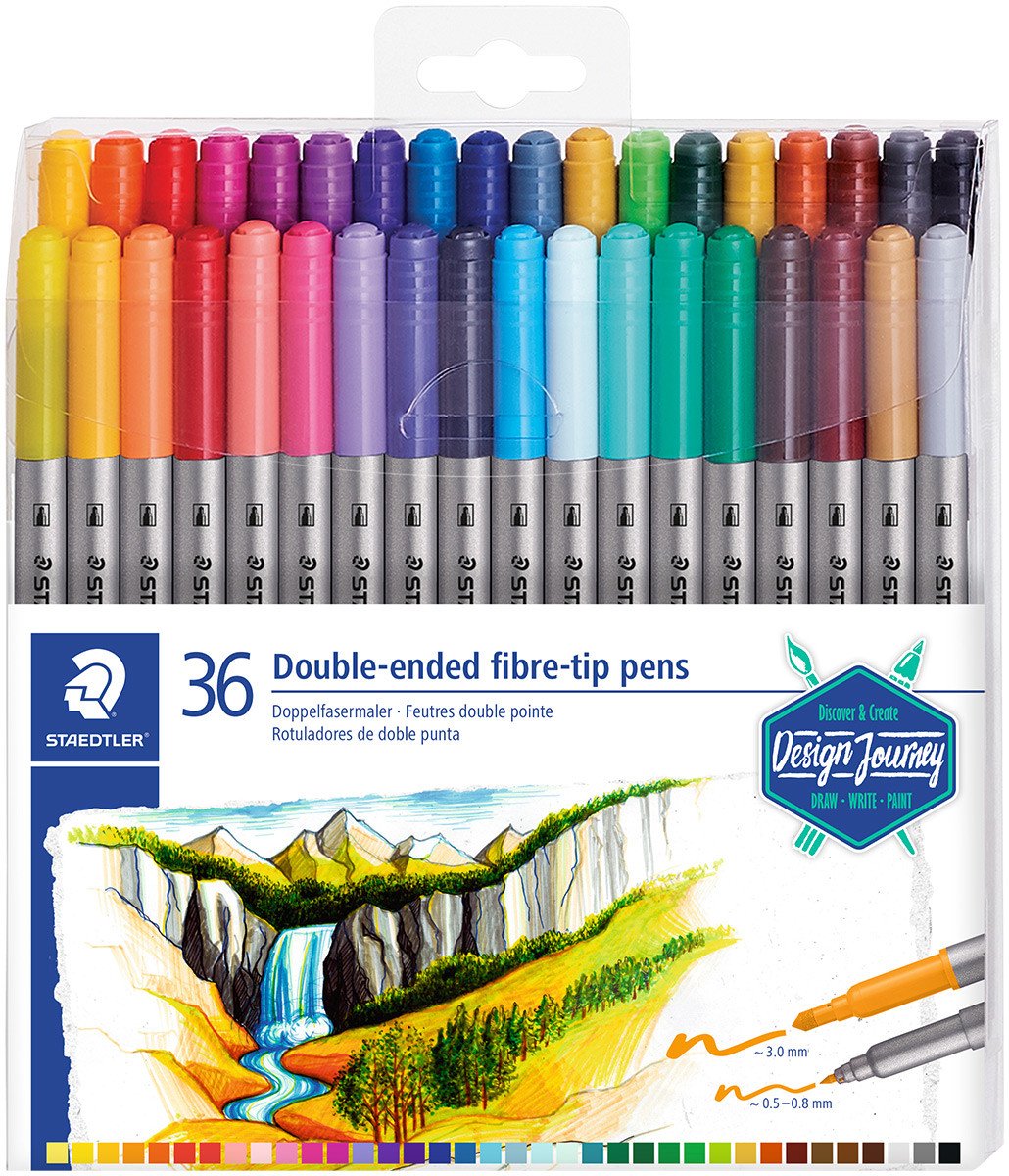 Staedtler Keçeli Kalem Seti Çift Taraflı 36 Renk