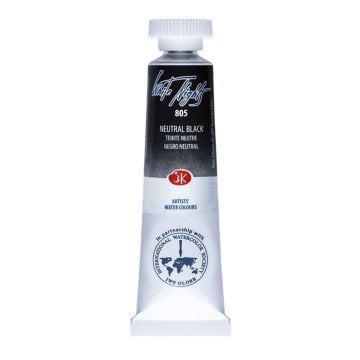White Nights Watercolor Tüp Sulu Boya 10ml 805 Neutral Black