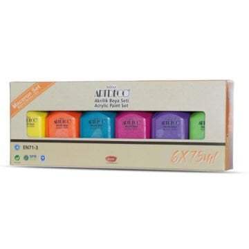 Artdeco Akrilik Boya 6x75ml Macaron Renkler