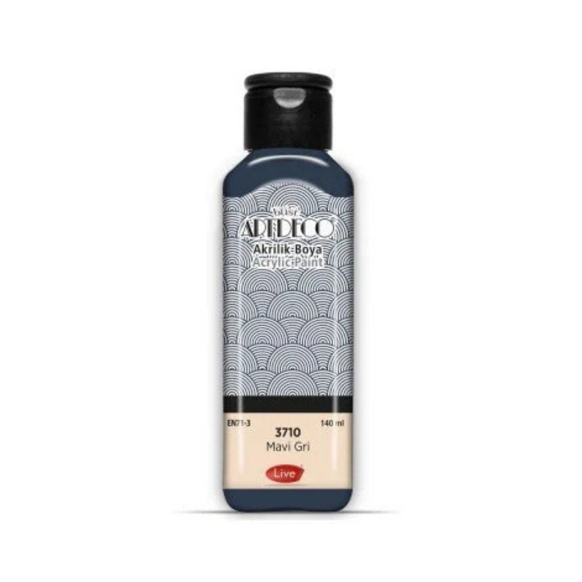 Artdeco Akrilik Boya 140ml 3710 Mavi Gri