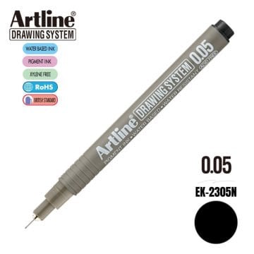 Artline Drawing System Teknik Çizim Kalemi 0.05 Siyah