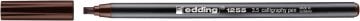 Edding 1255 Kaligrafi Kalemi 3.5mm Koyu Kahverengi