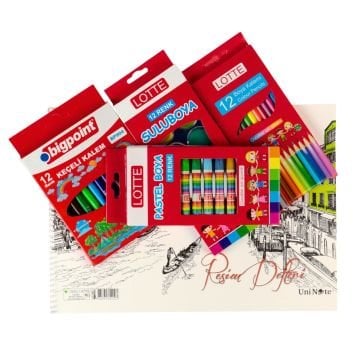 Bigpoint Okul Boyama Seti 6lı