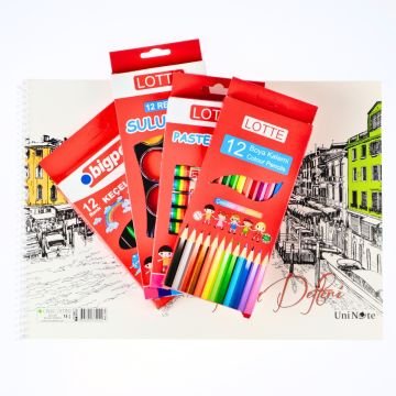 Bigpoint Okul Boyama Seti 6lı