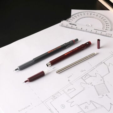 Rotring 600 Mekanik Kurşun Kalem Gri 0.5mm