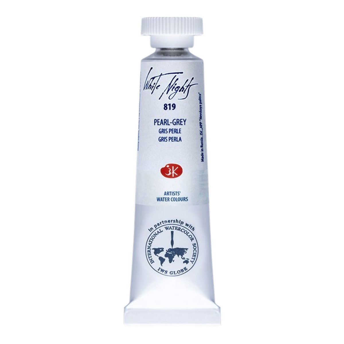 White Nights Watercolor Tüp Sulu Boya 10ml 819 Pearl Grey
