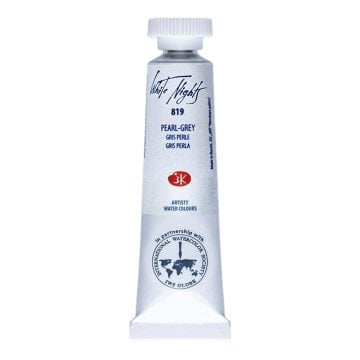 White Nights Watercolor Tüp Sulu Boya 10ml 819 Pearl Grey