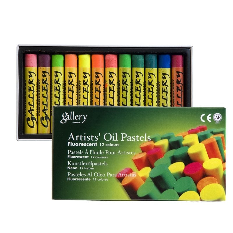 Gallery Mungyo Sanatsal Yağlı Pastel Boya Metalik ve Neon Seti 12 Renk