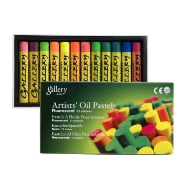 Gallery Mungyo Sanatsal Yağlı Pastel Boya Metalik ve Neon Seti 12 Renk