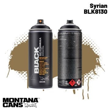 Montana Black Sprey Boya 400ml BLK8130 Syrian