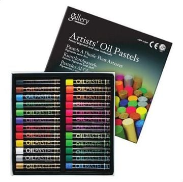 Gallery Mungyo Sanatsal Yağlı Pastel Boya Metalik ve Neon Seti 24 Renk