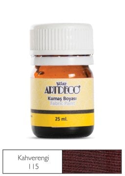 Artdeco Kumaş Boyası 25ml 10 A-115 Kahverengi Brown