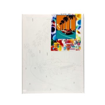 miArt Sayılarla Boyama Seti - Numaralı Tuval 30x40cm 03 Mustang