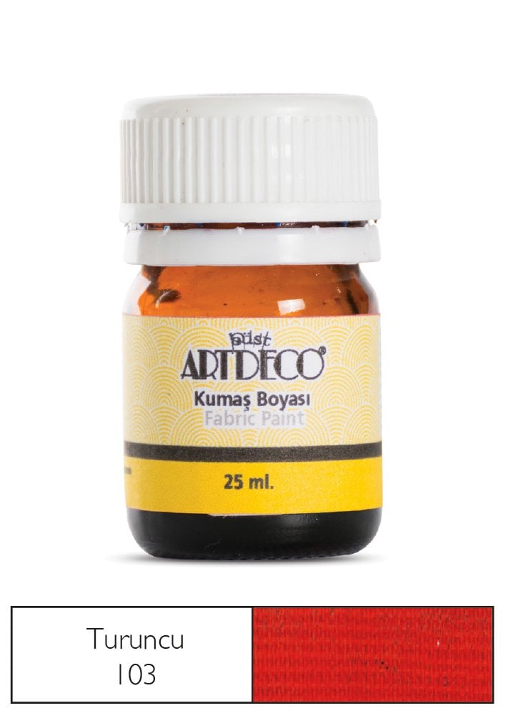 Artdeco Kumaş Boyası 25ml 10 A-103 Turuncu Orange