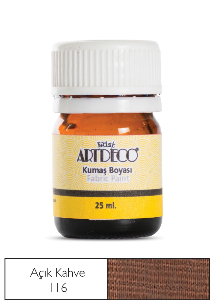 Artdeco Kumaş Boyası 25ml 10 A-116 Açık Kahve