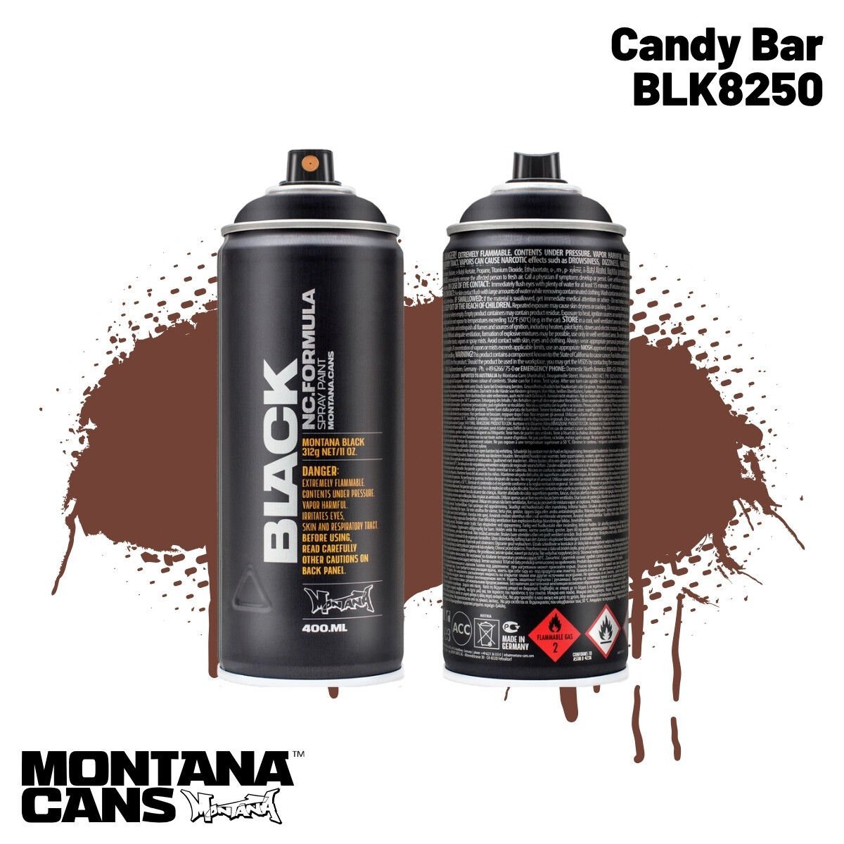 Montana Black Sprey Boya 400ml BLK8250 Candy Bar