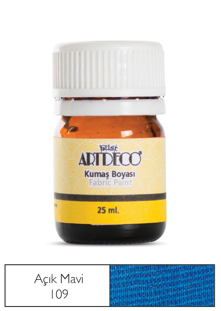 Artdeco Kumaş Boyası 25ml 10 A-109 Açık Mavi