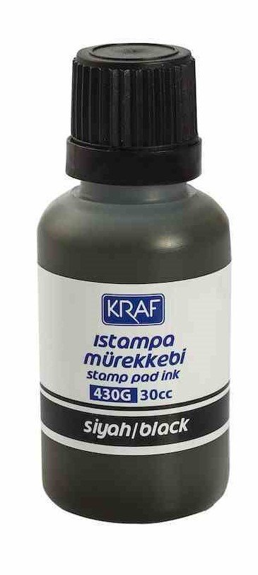 Kraf 430G Istampa Mürekkebi 30cc Siyah