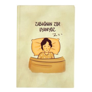 Yıldız Sert Kapak 14x20cm 80yp Duygulu Defter Çizgili Zabağnan