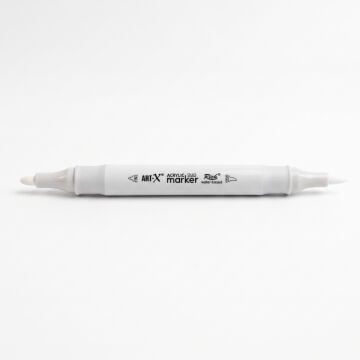 ART-X Çift Uçlu Akrilik Marker Kalem 43 Beyaz