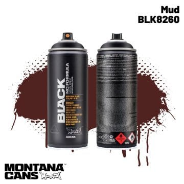 Montana Black Sprey Boya 400ml BLK8260 Mud
