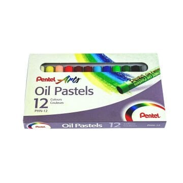 Pentel Yağlı Pastel Boya 12li