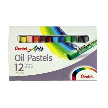 Pentel Yağlı Pastel Boya 12li