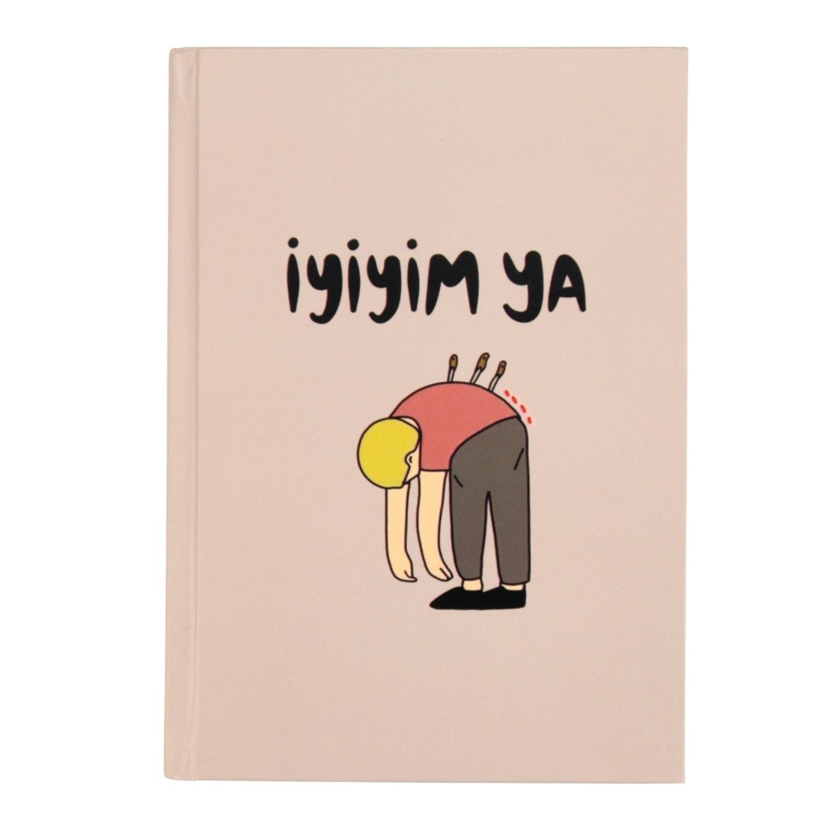 Yıldız Sert Kapak 14x20cm 80yp Duygulu Defter Çizgili İyiyim